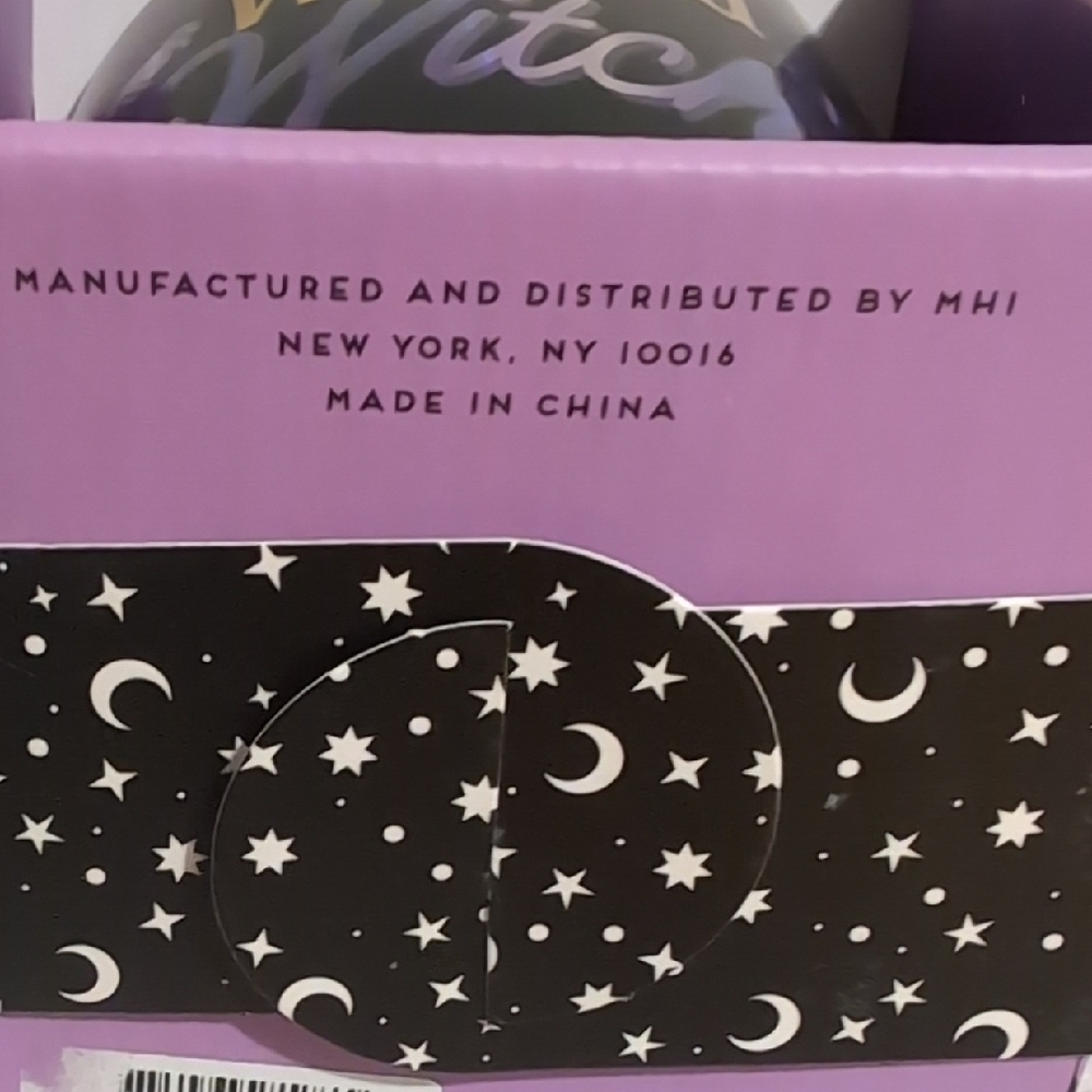 Wicked Witch Purple & Black Mug & Mini Set New - Picture 4 of 5